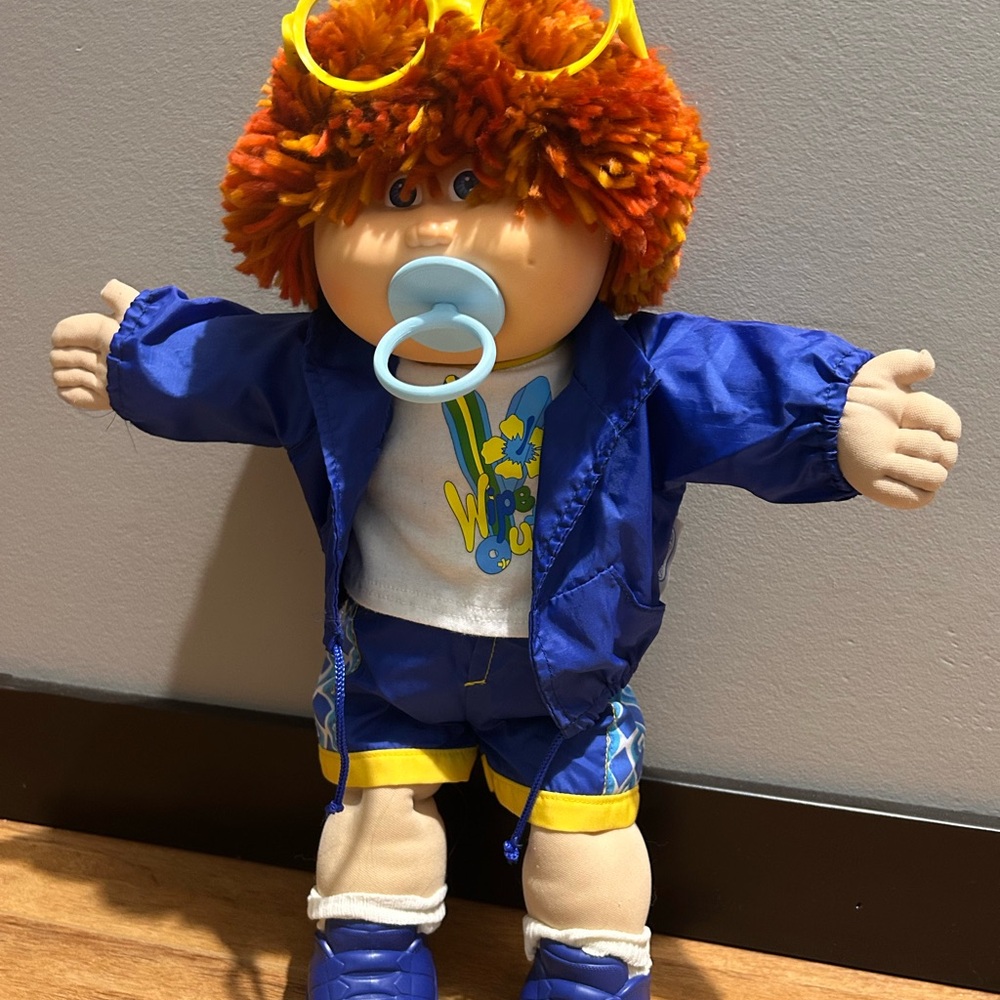 Meet Archie, the custom red-headed cabbage patch kid!